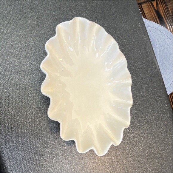Other - Towers White Ceramic Oval Platter Glossy Pottery 13in Serveware box 40